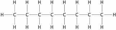 The octane molecule